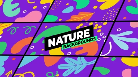 Nature Backgrounds After Effects stock