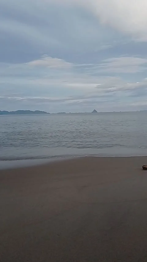Nature beach in indonesia Stock Footage 220025413