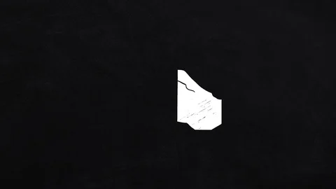 Nature behind windows, self-drawing lines on the blackboard Video stock 109202240