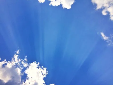 Nature Blue sky cloud background Stock Photos