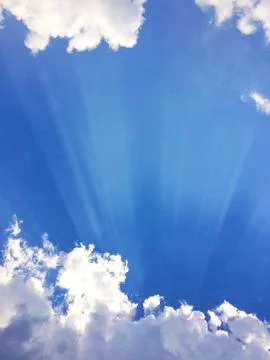 Nature Blue sky cloud background Stock Photos
