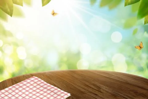 Nature bokeh background Stockillustratie