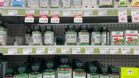 Nature Bounty vitamins, Stock-Footage 205217703