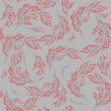 Nature branch pattern-02 Stock Illustration