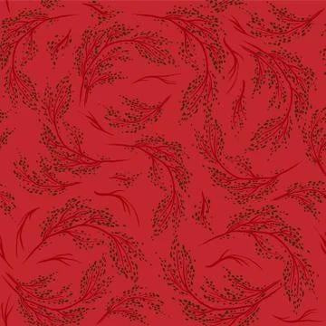 Nature branch pattern-06 Stock Illustration