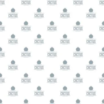 Nature cactus pattern vector seamless イラスト素材