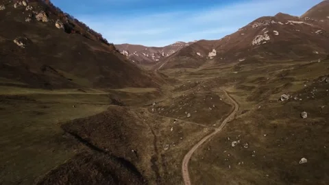 Nature of the Caucasus shooting from a drone Stock Footage 171301509
