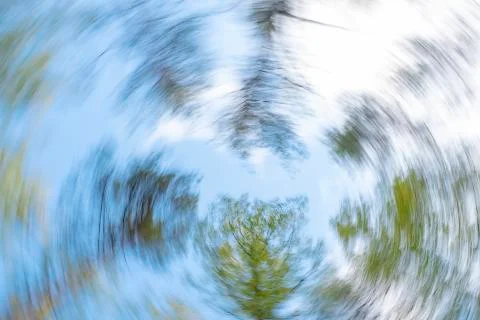 Nature in a circular motion Stock Photos