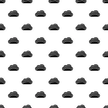 Nature cloud pattern vector seamless Stock Illustration