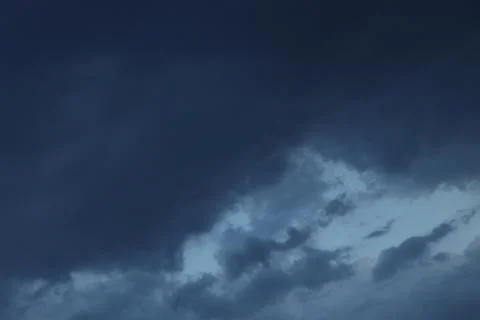 Nature of clouds in the evening Stock Photos