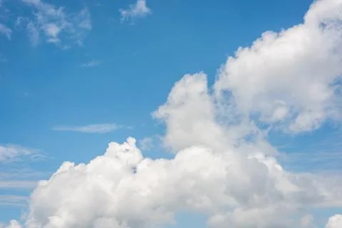 Nature cloudy background with copyspace Stock Photos