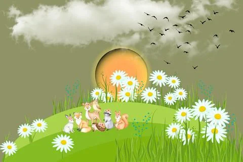 Nature design. Stock Illustration