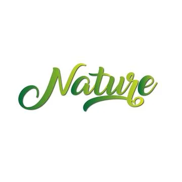 Nature design logo Stock Illustration