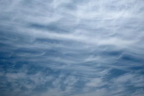Nature design white dramatic cloud under blue sky Stock Photos