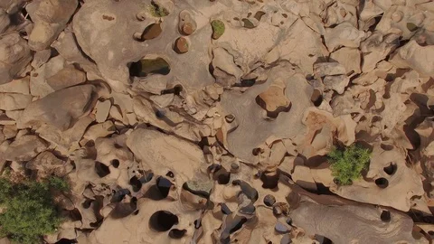 Nature with drought Stock Footage 91242915