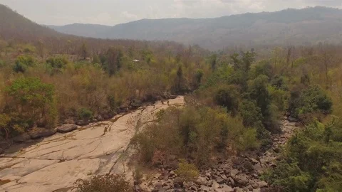 Nature with drought Stock Footage 91281300