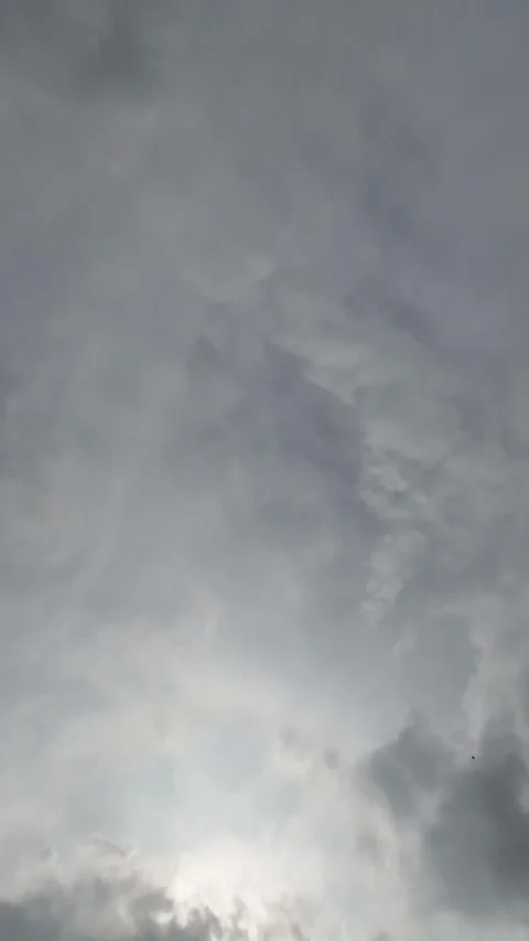 Nature Environment Cloud Sky Stormy Cloud Motion Dark Gray Cloudy Rainy Sky.. Stock Footage 281500941