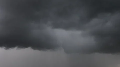 Nature Environment Dark huge cloud sky black stormy Stock Footage 302484495
