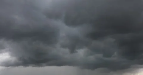 Nature Environment Dark huge cloud sky black stormy Stock Footage 302484574