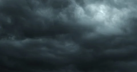 Nature Environment Dark huge cloud sky black stormy Stock Footage 302484939