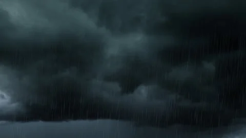 Nature Environment Dark huge cloud sky black stormy Stock Footage 302485279