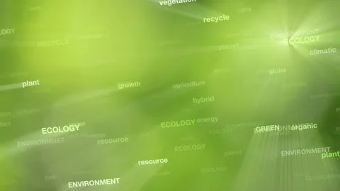 Nature environment ecology word cloud background Stock-Footage 323960316