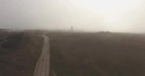 Nature , fields, paths, lakes, water, trees, roads, summer, blue sky Stock Footage 312324841