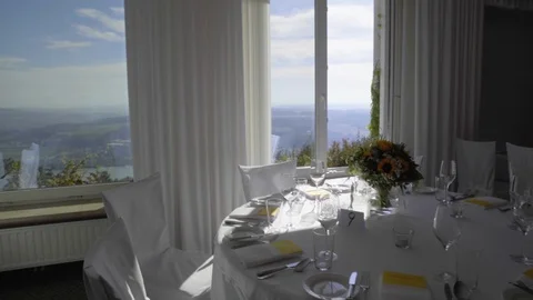 Nature to Fine Dining Table Stock Footage 102281026