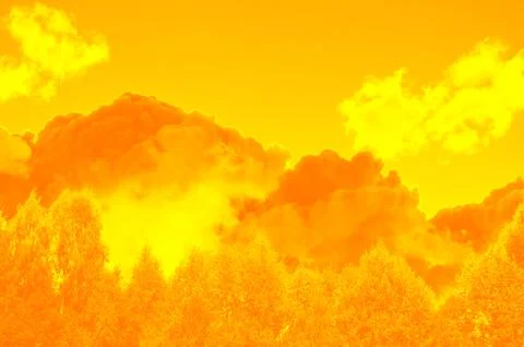 Nature on fire Stock Photos