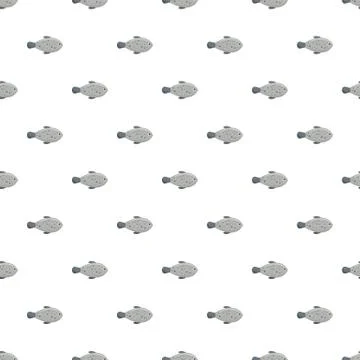 Nature fish pattern seamless イラスト素材