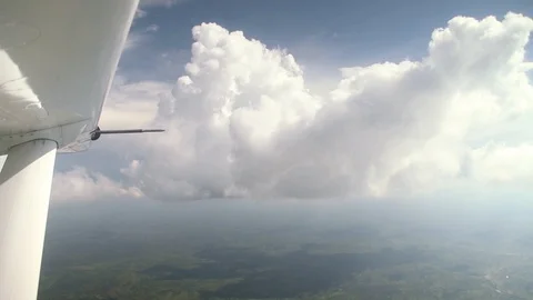 Nature || FLYING into CLOUDS Video stock 91824570