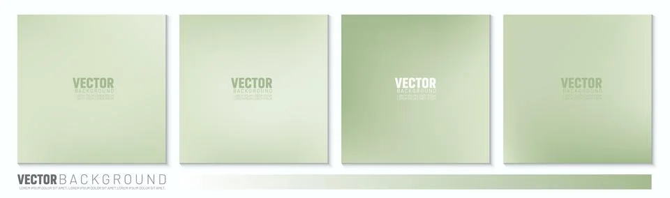 Nature gradient backdrop with bright sunlight. Abstract green blurred background Stock Illustration