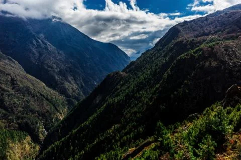 Nature of the Himalayas 스톡 사진