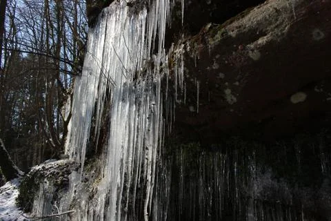 Nature in ice Stock Photos