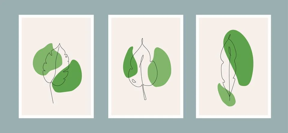 Nature illustration plant leaf vector. Stock-Illustration