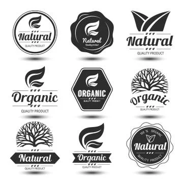 Nature label Stock Illustration
