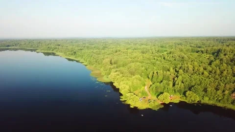 Nature of Lake Secito Stock Footage 251629406