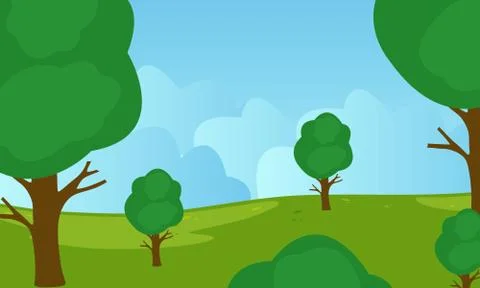 Nature Landscape background Stock Illustration