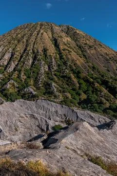 Nature landscape of surface wave of volcanic soil texture background at slo.. 스톡 사진