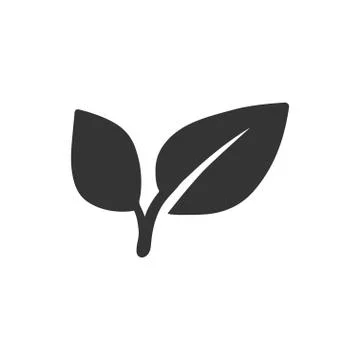 Nature leaf icon Stock Illustration