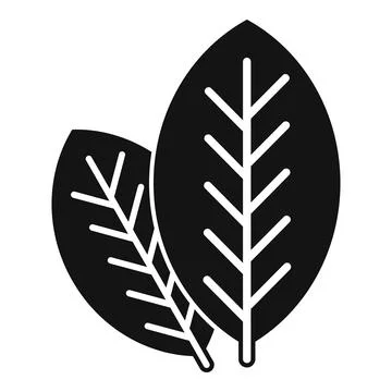 Nature leaf icon simple vector. Save water Stock Illustration