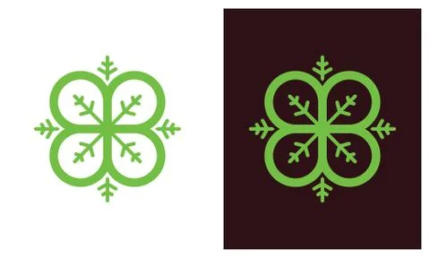 Nature leaf logo, environment logo , ecology logo template designs, Lotus Wel Stock Illustration