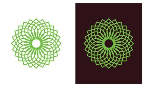 Nature leaf logo, environment logo , ecology logo template designs, Lotus Wel Stock Illustration