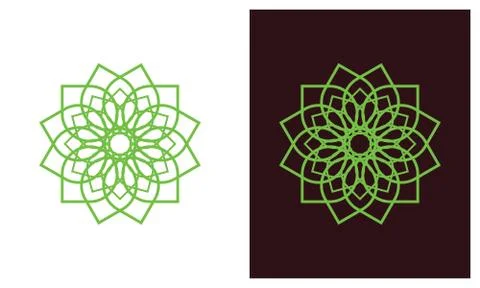 Nature leaf logo, environment logo , ecology logo template designs, Lotus Wel Stock Illustration
