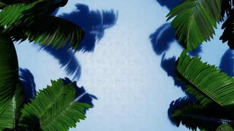 Nature leaves vertical frame background 4k Stock Footage 259866744