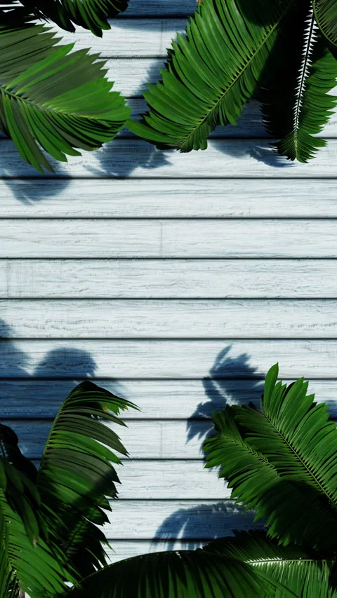 Nature leaves vertical frame background 4k Stock Footage 260122372