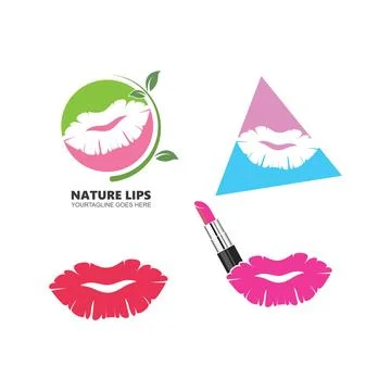 Nature lips icon vector illustration design Stock-Illustration