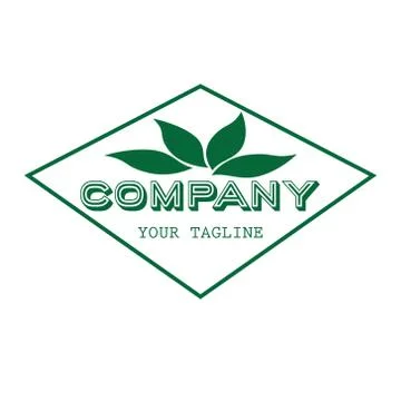 Nature logo design Stock Illustration