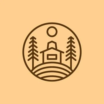 Nature Logo Design Illustration vector for digital and print design Stock Illustration