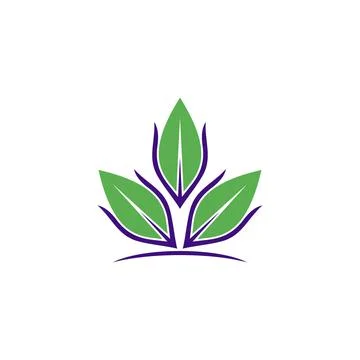 Nature logo Illustrazione stock